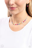 Dancing Dalliance - Multi - Paparazzi Heart Choker